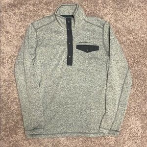 Eddie Bauer Men's Radiator Fleece Snap Mock Neck